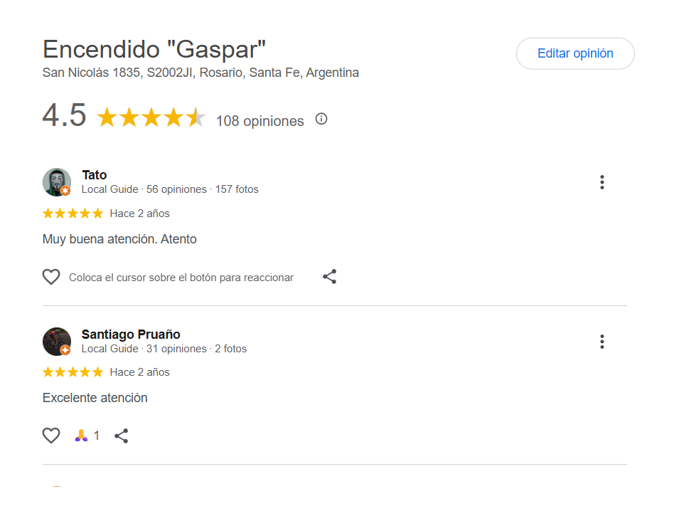 Reseña fila 2 #1