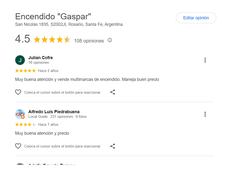 Reseña fila 2 #2