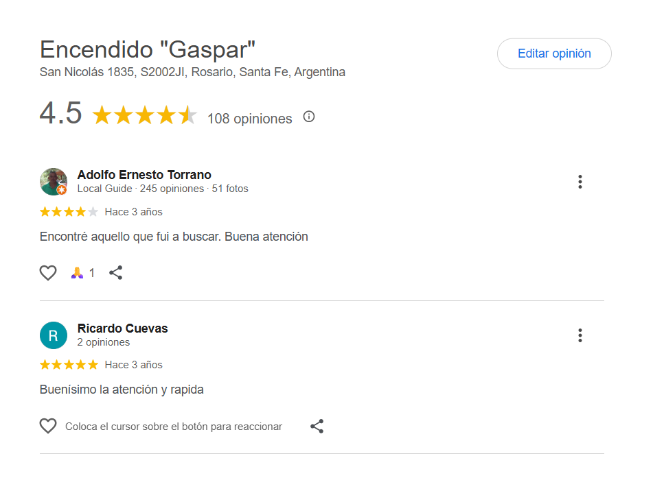 Reseña fila 2 #3