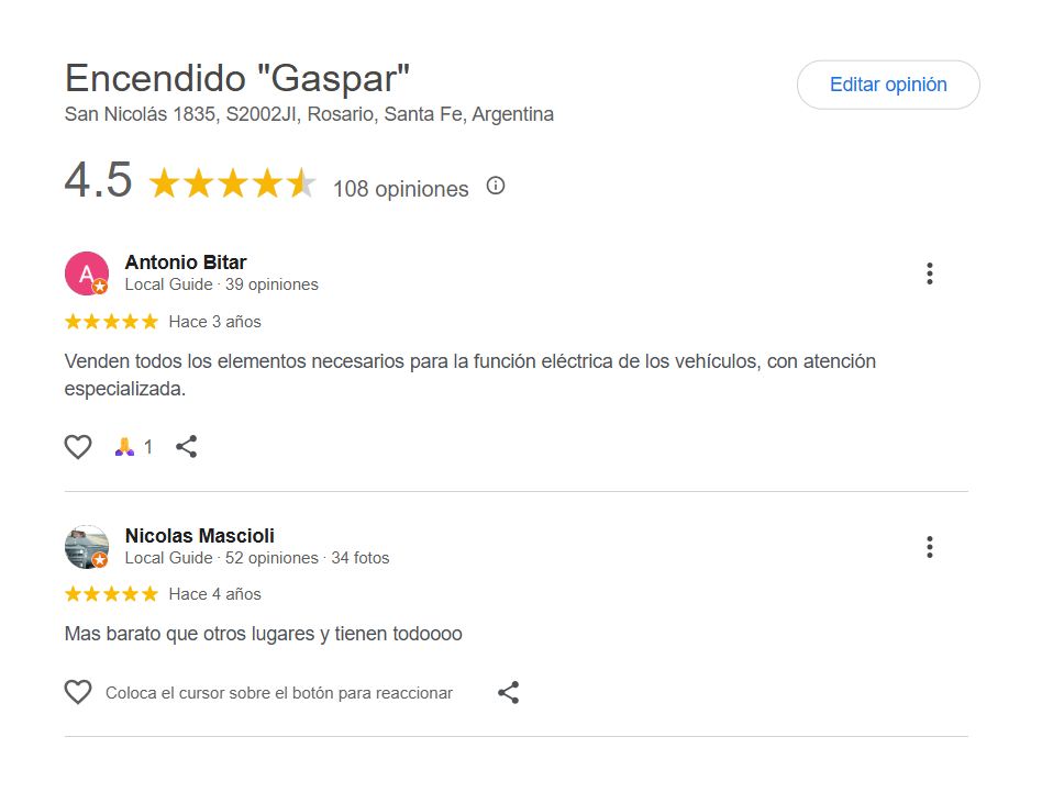 Reseña fila 2 #8